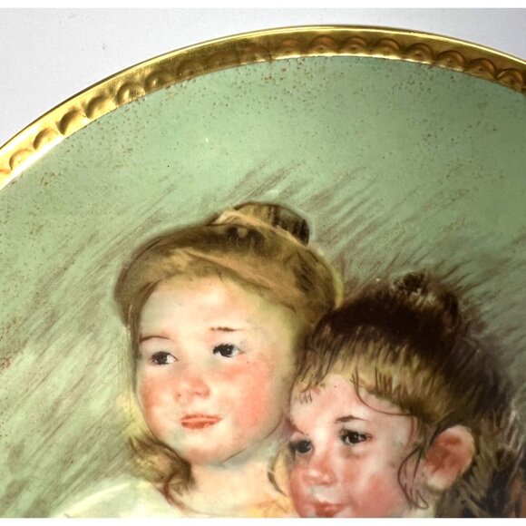 Mary Cassatt Limited Edition Plate "Young Girls" - Picture 4 of 7